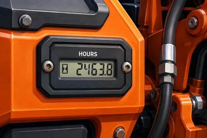 Equipment operating hour meter